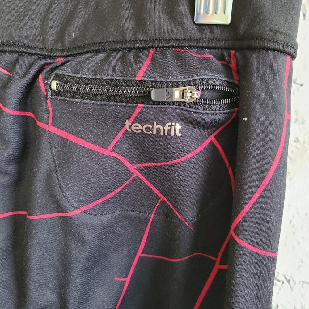 Girls Adidas Colorful Techfit Leggings SZ S - Picture 8 of 10